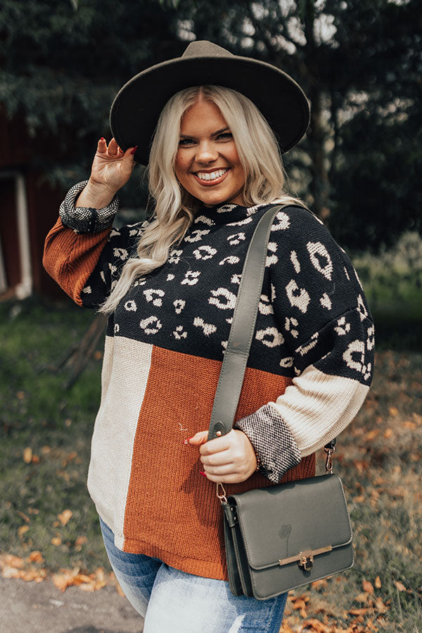 Merlot Sips Sweater  Curves Image - 1