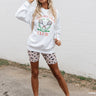 Beverly Hills Racquet Club Sweatshirt In White Image - 1