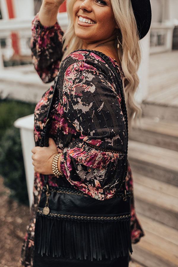 Red Rocks Concert Babydoll Dress Curves Image - 5