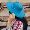 Remember Me Fondly Fedora In Teal Image - 1