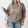 Sneak Away Leopard Shift Top Curves Image - 1