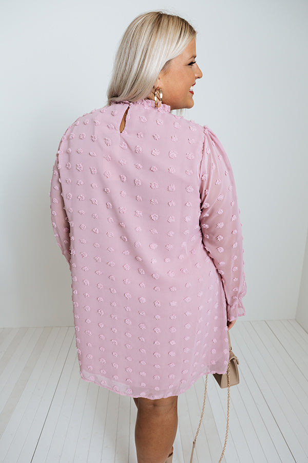 Hitting The Lottery Shift Dress In Pink Curves Image - 5