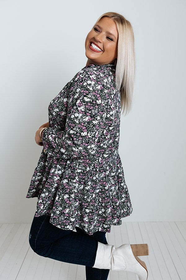 Happy Environment Floral Top Curves Image - 5