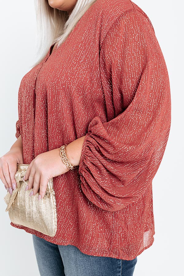 Perpetual Motion Shift Top In Aurora Red Curves Image - 3