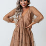 Best Merlot Babydoll Dress In Mocha Image - 1