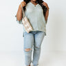 Sweet Daybreak Knit Shift Top In Mint Curves Image - 1