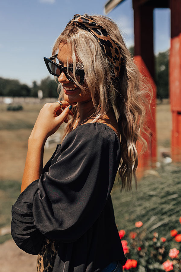 Love Brought Me Here Leopard Scarf Image - 2