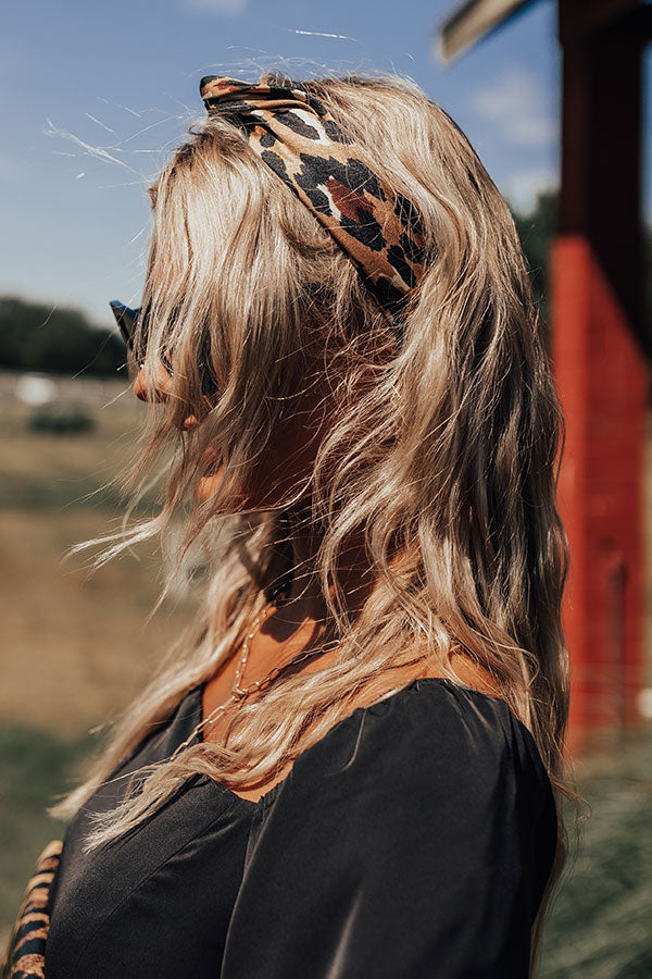 Love Brought Me Here Leopard Scarf Image - 1