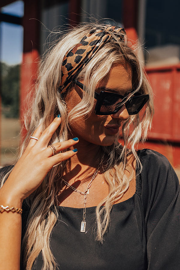 Love Brought Me Here Leopard Scarf Image - 3