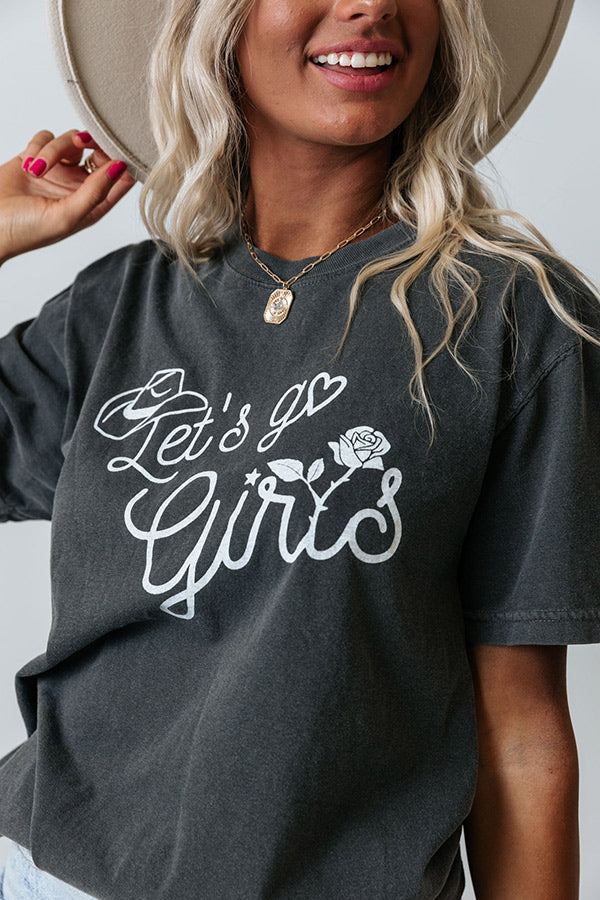 Let's Go Girls Graphic Tee • Impressions Online Boutique