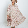 Tea And Crumpets Floral Midi In Cream Curves Image - 1