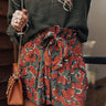 Ever So Chic High Waist Shorts In Rust Image - 1