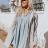 Fairy Dust Babydoll Dress In Airy Blue Image - 1