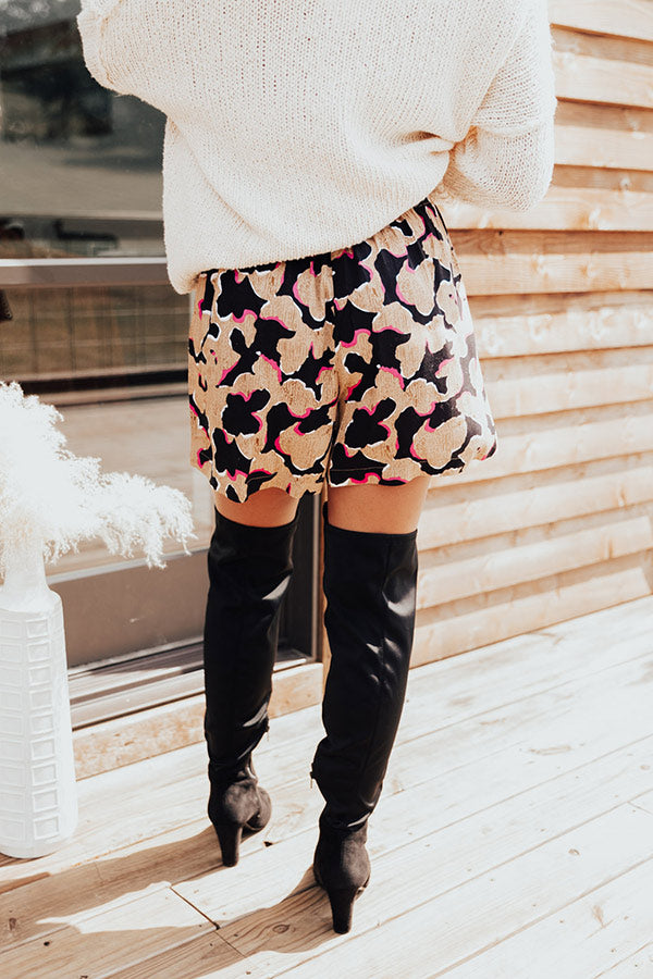 Ever So Chic High Waist Shorts In Iced Latte Image - 5