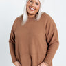 Waiting For Flurries Knit Sweater In Camel Curves Image - 1