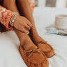 The Pip Faux Suede Moccasin Slipper In Camel Image - 1