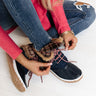 The Utah Flannel Lined Boot In Navy Image - 1