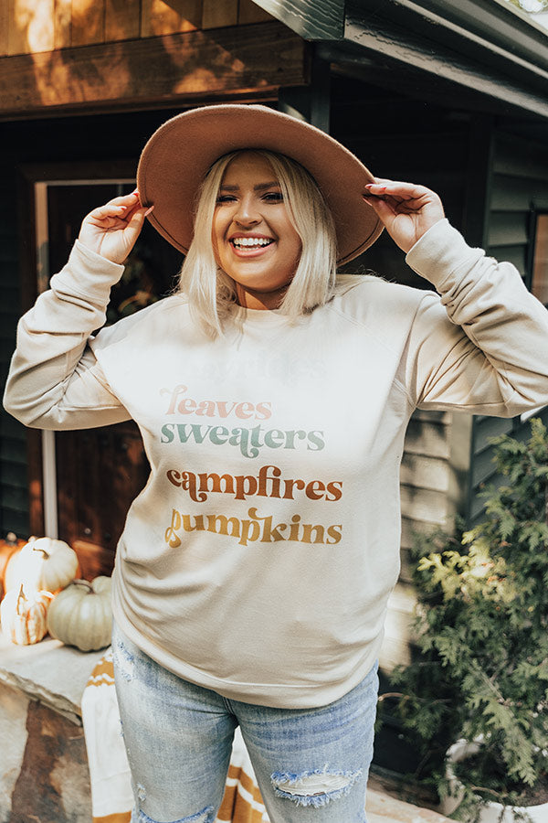 Fall List Sweatshirt Image - 3