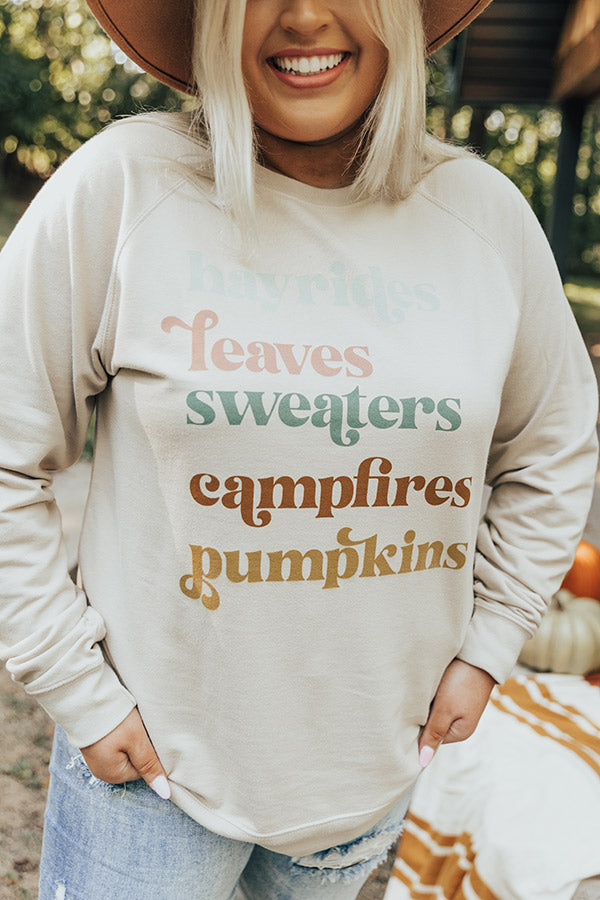 Fall List Sweatshirt Image - 4