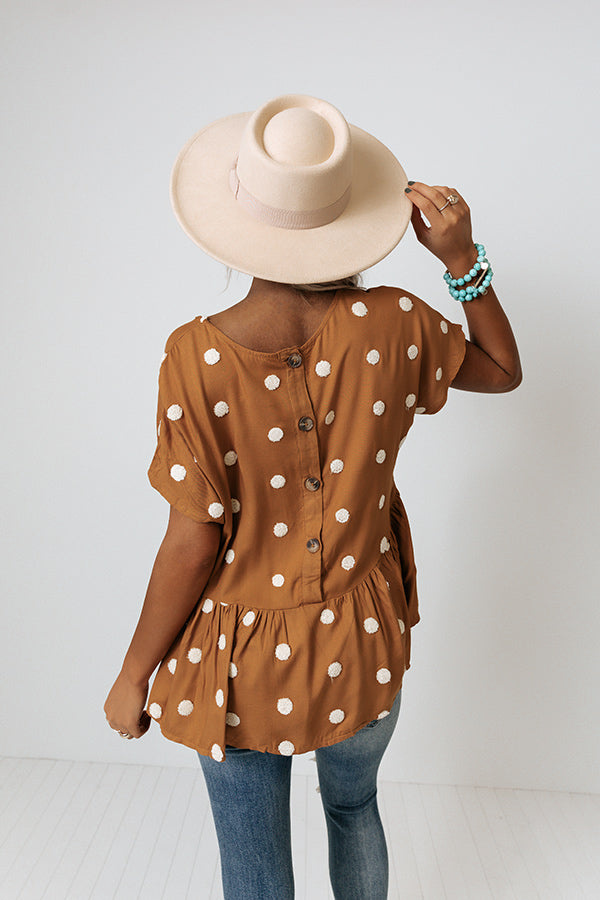 Pursuit Of Love Top In Camel Image - 4