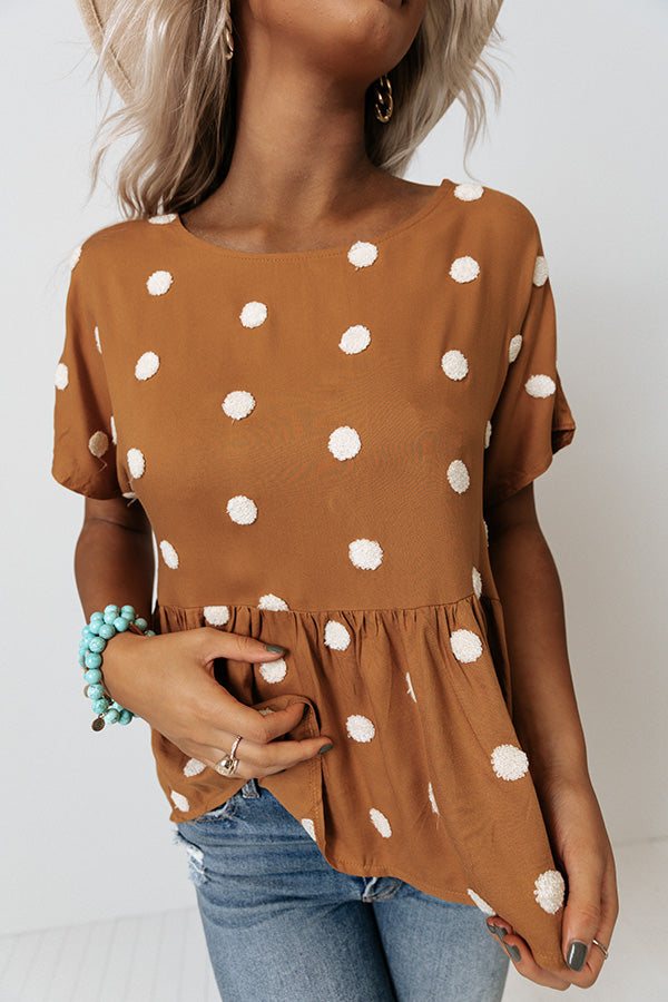 Pursuit Of Love Top In Camel Image - 5