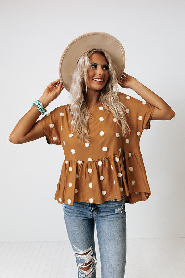 Pursuit Of Love Top In Camel Image - 1