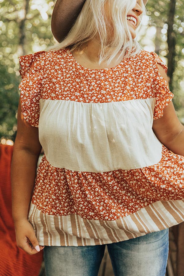 Coffee Blend Shift Top Curves Image - 4