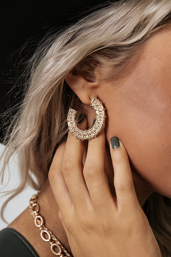 Big City Mood Hoop Earrings – Impressions Online Boutique
