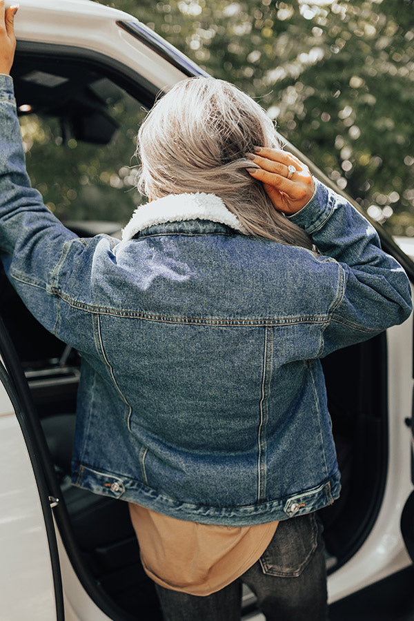 The Vivi Lined Denim Jacket Image - 4