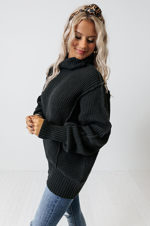 Toffee Kisses Knit Sweater In Black • Impressions Online Boutique