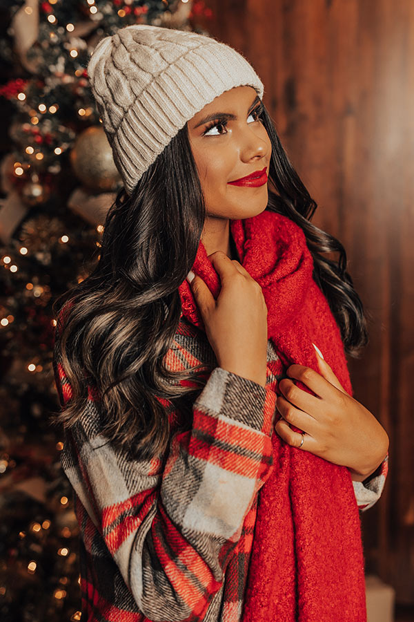 Cozy Debut Beanie In Cream • Impressions Online Boutique