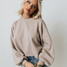 Such A Delight Sweatshirt In Taupe Image - 1