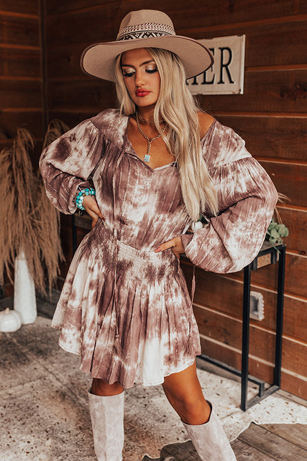 Upbeat Playlist Tie Dye Dress Image - 3