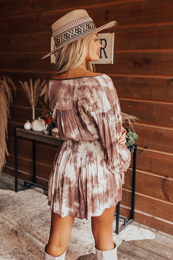 Upbeat Playlist Tie Dye Dress Image - 5