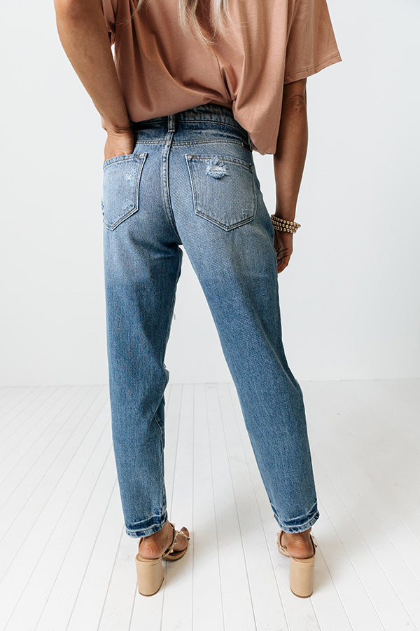KanCan The Arwyn Distressed Relaxed Jean Image - 5