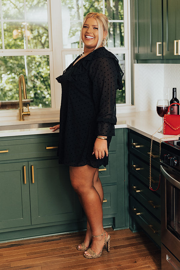 Wine Toast Shift Dress Curves Image - 5