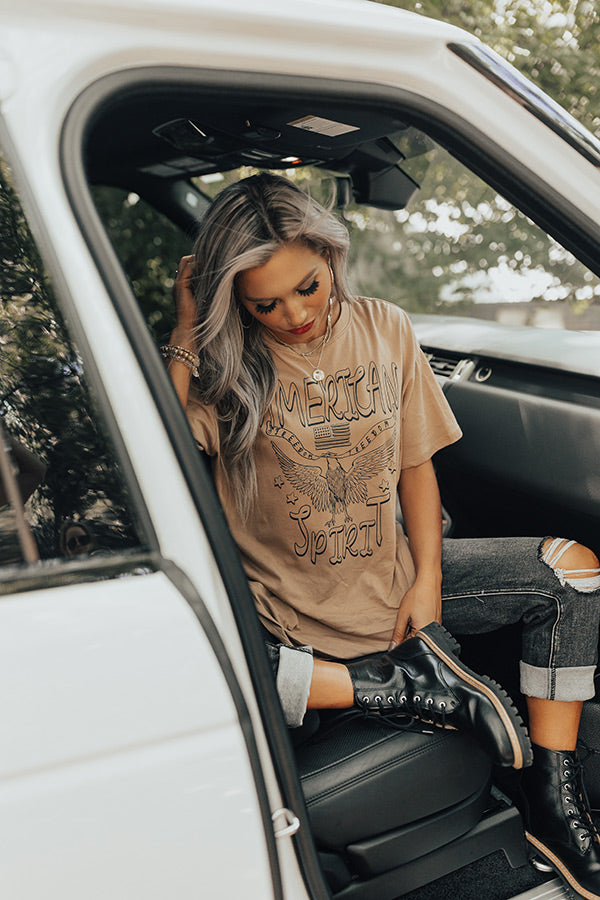 American Spirit Graphic Tee • Impressions Online Boutique