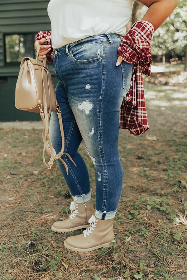 KanCan The Seville High Waist Distressed Skinny Curves Image - 3