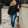 Lovely Chill Sweatshirt In Black Curves Image - 1