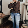 Lovely Chill Sweatshirt In Chestnut Curves Image - 1