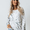 Fast Track Tie Dye Sweatshirt In Slate Image - 1