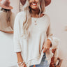 Equinox Knit Top In Cream Image - 1