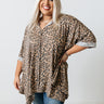 Chic Destruction Leopard Shift Top Curves Image - 1