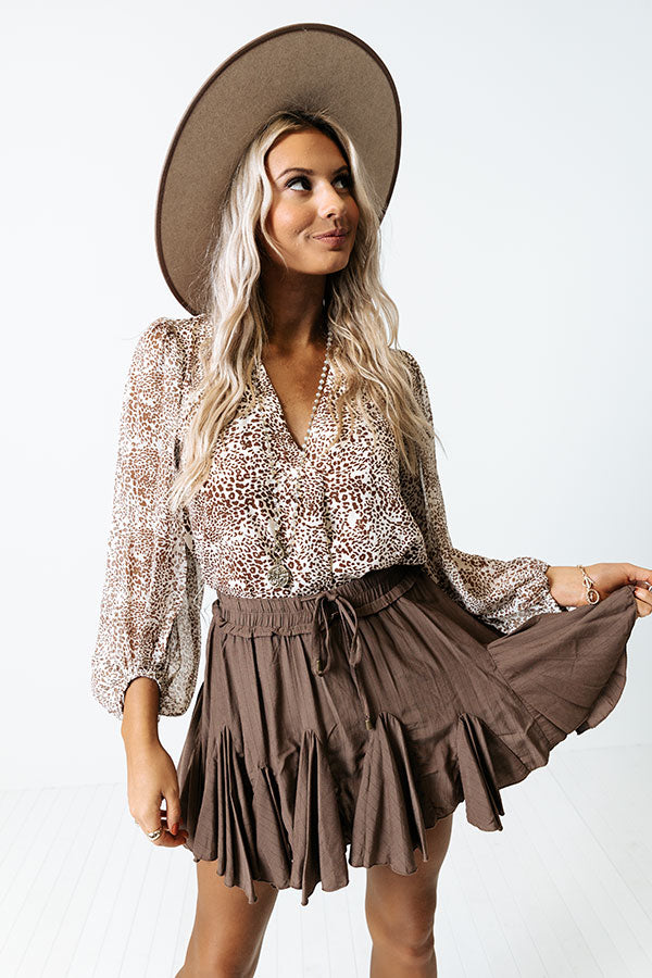 Full Of Passions Leopard Top In Ivory Image - 3