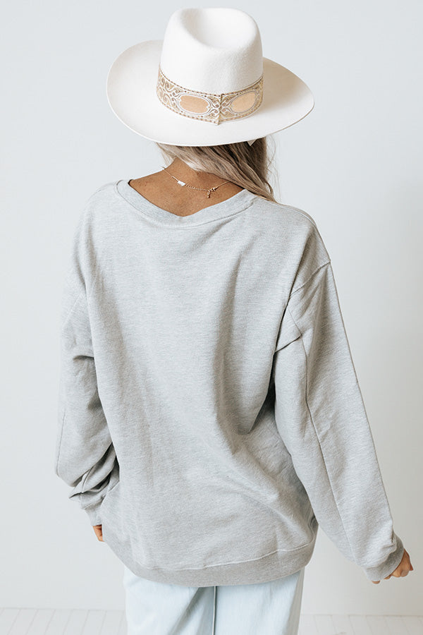 Wild West Cowboy Vintage-Print Graphic Sweatshirt Image - 1