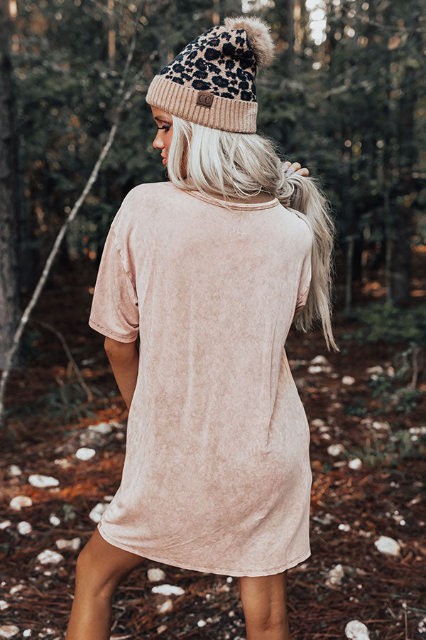 Tiger Vintage Graphic T-Shirt Dress Image - 1