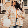 Acorn Kisses Plaid Jacket Curves Image - 1