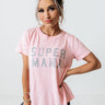 Super Mama Vintage-Wash Graphic Tee Image - 1