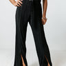 The Saleen Pleated Pants In Black Image - 1