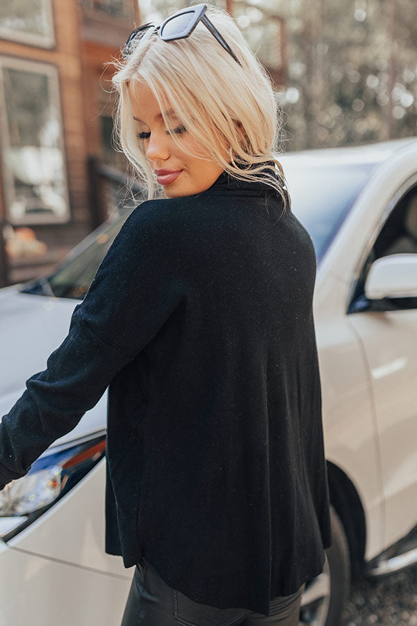 Mulled Cider Shift Top In Black Image - 3